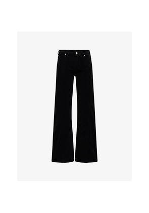 Womens 7 For All Mankind Twist Dojo Tailorless Corduroy Cotton and Modal-Blend Jeans