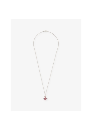 Womens Vivienne Westwood Jewellery Mashita Silver-Plated Brass and Crystal Pendant Necklace