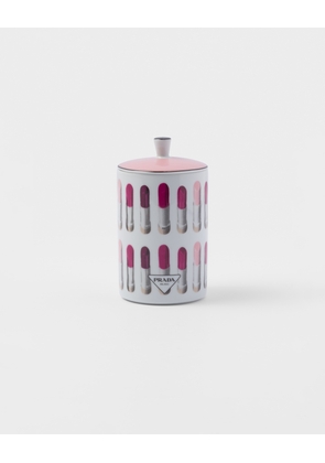 Porcelain scented candle - Lipstick Style