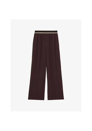 Womens Reiss Sonnie Wide-Leg Woven Trousers