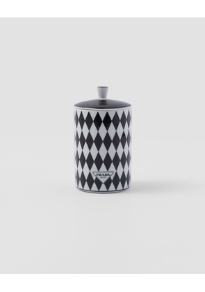 Porcelain scented candle - Checkerboard