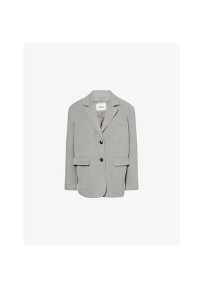 Womens We Are Tala Single-Breasted Oversized Woven Blazer