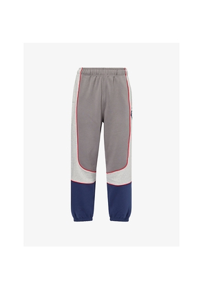 Mens Icecream Warmup Logo-Embroidered Cotton-Jersey Joggers