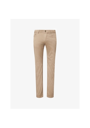 Mens Corneliani Straight-Leg Cotton-Blend Chinos