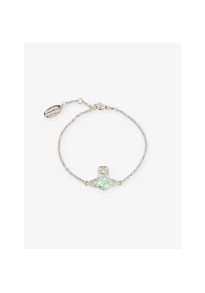 Womens Vivienne Westwood Jewellery Ariella Brass and Cubic Zirconia Bracelet