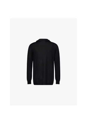 Mens Rick Owens Oversized Cashmere Hoody