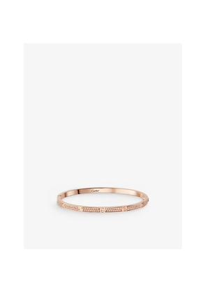 Womens Cartier Love Small 18ct Rose-Gold and 0.95ct Brilliant-Cut Diamond Bracelet