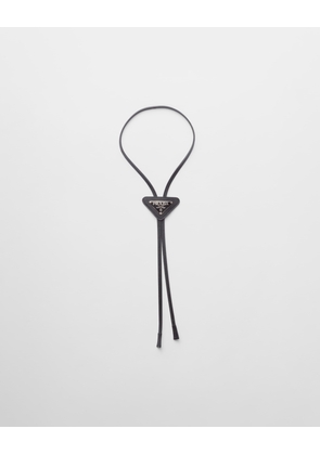 Saffiano leather bolo tie