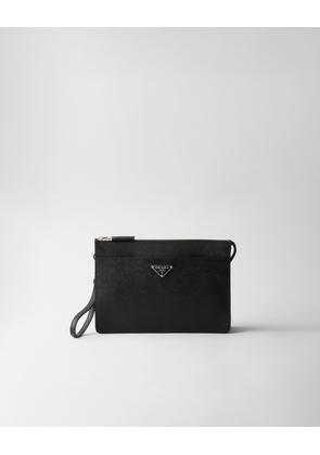 Saffiano Leather Pouch