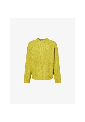 Mens Obey Dexter Ribbed Knitted Jumper