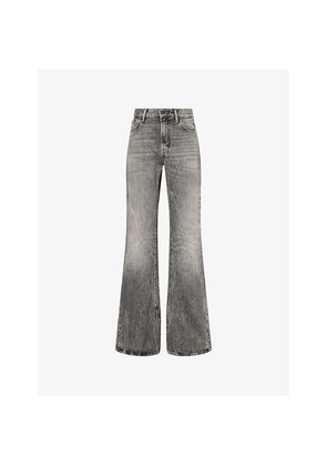 Womens Acne Studios Bootcut-Leg High-Rise Denim Jeans