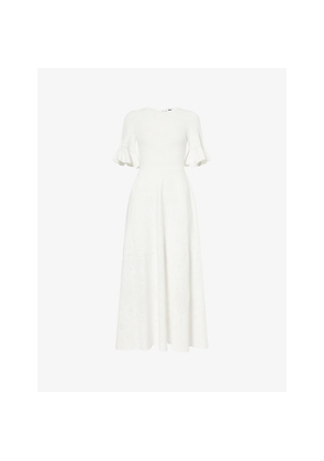 Womens Needle And Thread Scallop Lace Pointelle Woven Maxi Dress