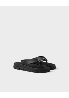 Rubber thong sandals