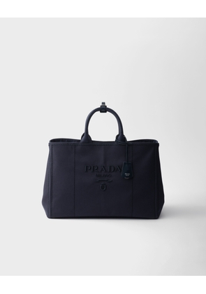 Prada Jardinière extra-large cotton canvas tote bag