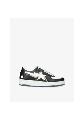 Mens A Bathing Ape Bape Sta Icon #2 M2 Leather Trainers
