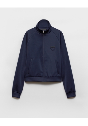 Zippered technical fabric jacket