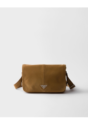 Suede shoulder bag