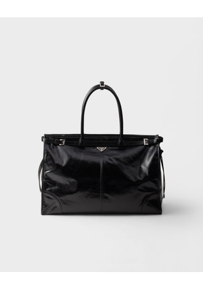 Prada Bonnie leather tote bag