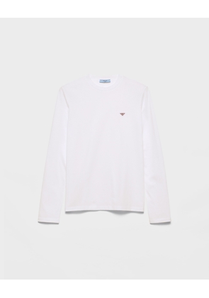 Long-sleeved jersey T-shirt