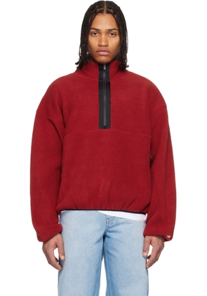 The North Face Red TNF Red Box 1/2 Zip Fleece Jacket