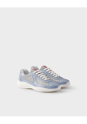 Patent leather and technical fabric Prada America's Cup sneakers
