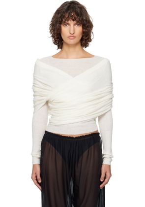 Paloma Wool Off-White Elio Sweater