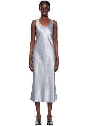 MM by Max Mara Blue Talete Midi Dress