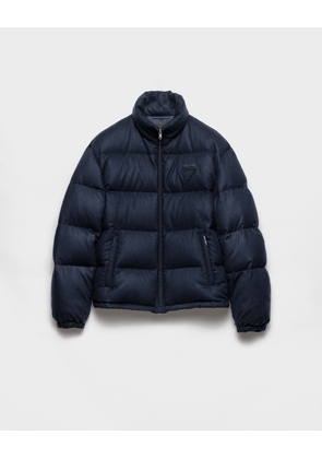 Medium-weight cashmere down jacket