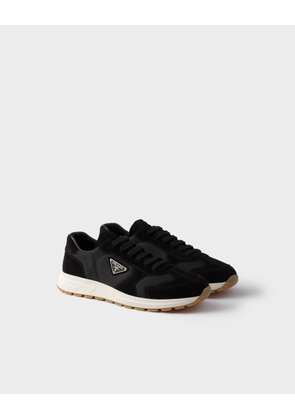 Prax suede and Re-Nylon sneakers