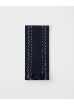 Wool and cashmere scarf