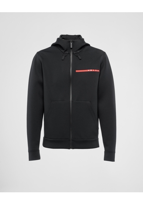 Technical fabric hoodie