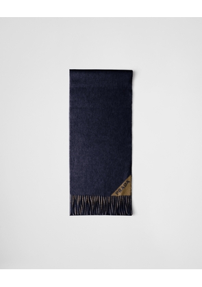 Double cashmere scarf