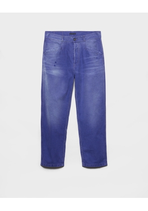 Cotton twill pants