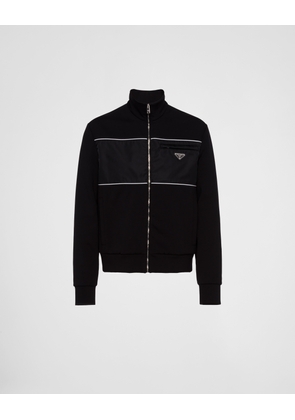 Sweatshirt with Re-Nylon details