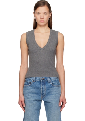 FLORE FLORE Gray Dewi Tank Top
