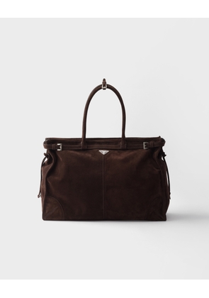 Prada Bonnie suede tote bag