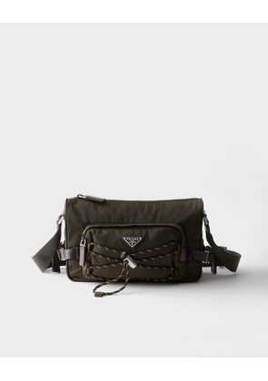 Prada Speedrock Re-Nylon and leather shoulder bag