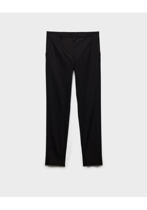 Stretch poplin pants