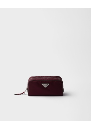 Prada Speedrock Re-Nylon and leather pouch