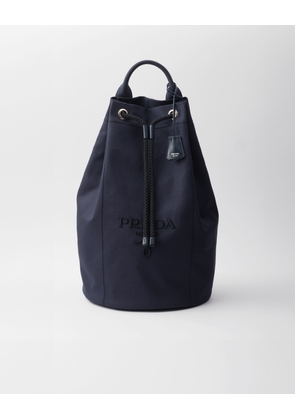 Canvas drawstring duffle bag