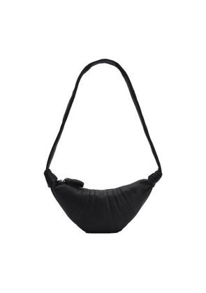 Small smooth leather Croissant bag