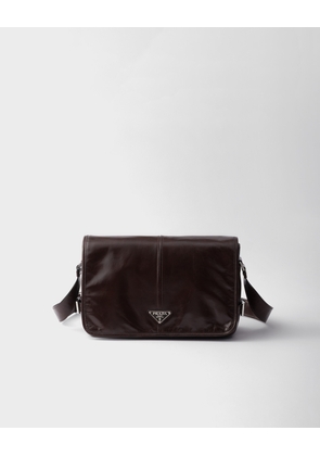 Leather shoulder bag