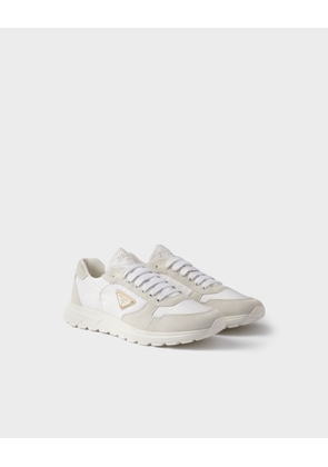 Prax 2.0 Re-Nylon and suede sneakers