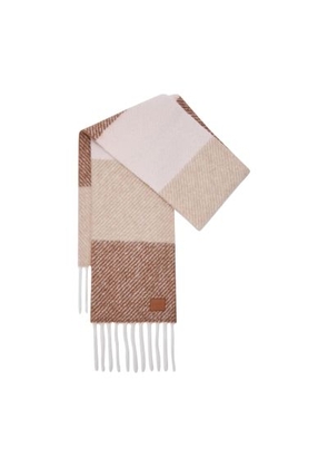 Scarf in alpaca and wool