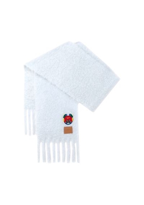 Scarf in mohair and wool blend