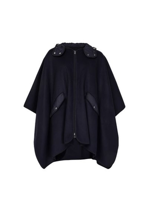 Hooded cape