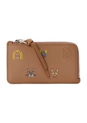 Cats coin cardholder in classic calfskin