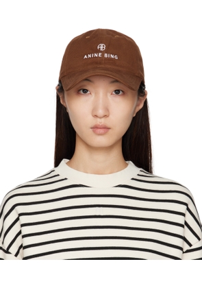 ANINE BING Brown Jeremy Baseball Cap