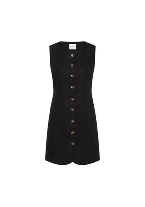 Emma button down mini dress