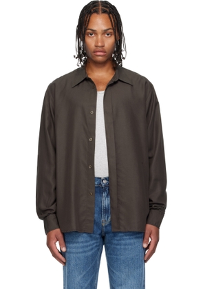 OUR LEGACY Brown Evening Shirt